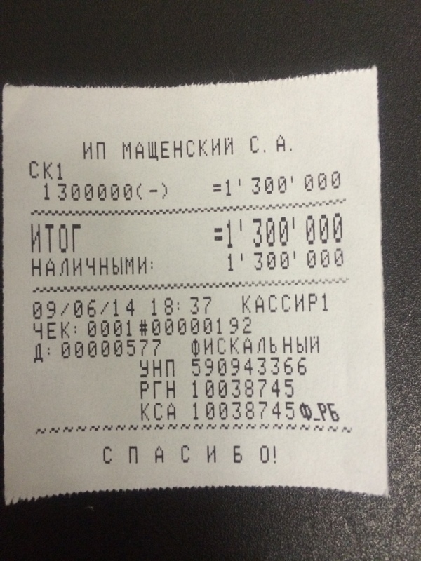 чек на товар в магазине gpsnavi.by