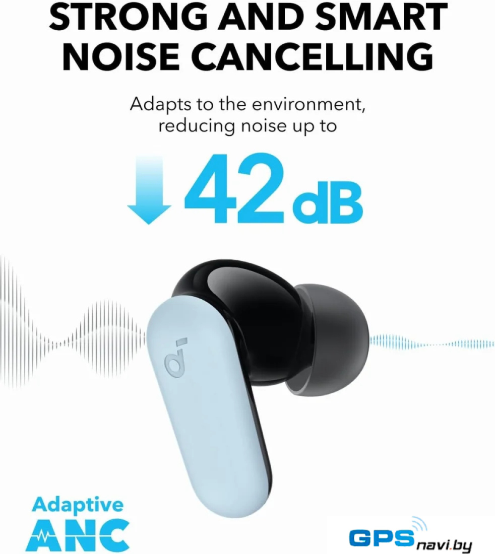 Наушники Anker Soundcore P30i (голубой)