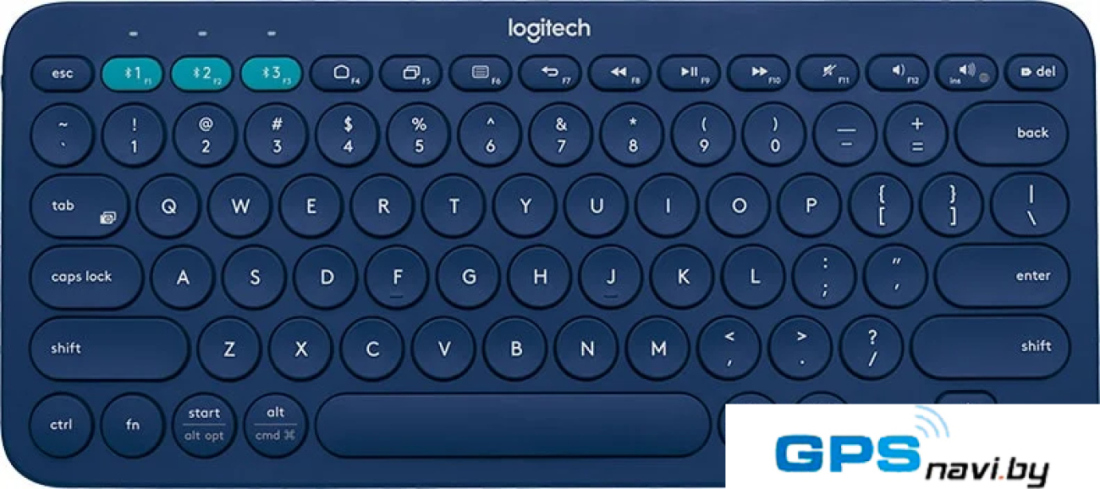 Клавиатура Logitech Multi-Device K380 Bluetooth 920-007597 (синий, нет кириллицы)