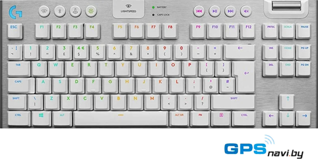 Клавиатура Logitech G915 TKL Lightspeed GL Tactile 920-010117 (серебристый)