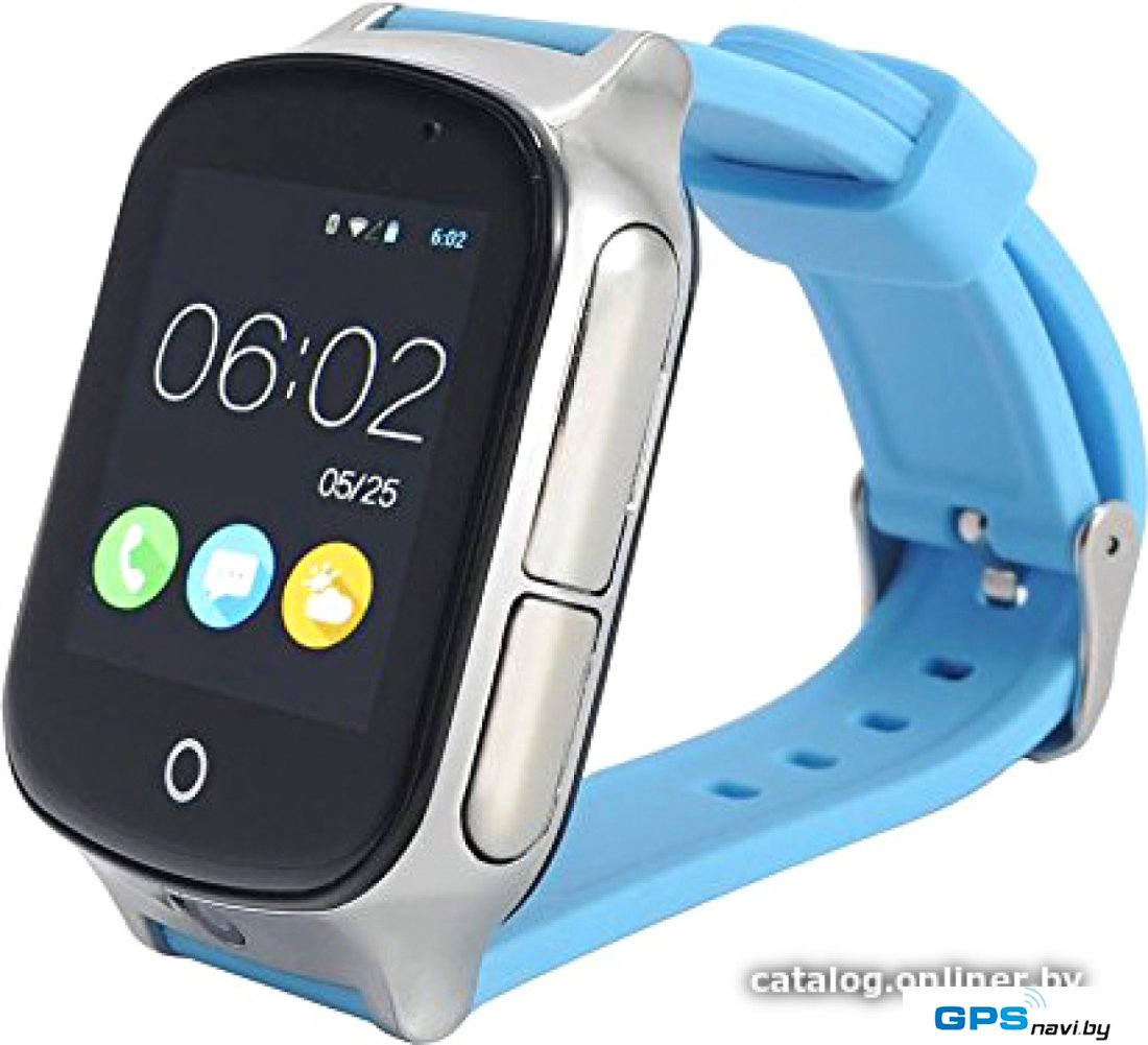 Умные часы Smart Baby Watch T100 (голубой)