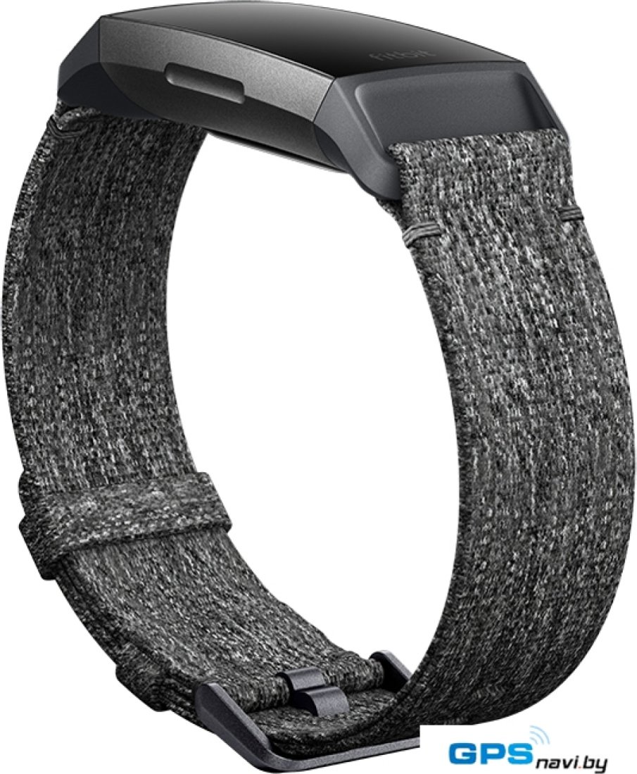 Ремешок Fitbit тканый для Fitbit Charge 3 (S, charcoal)