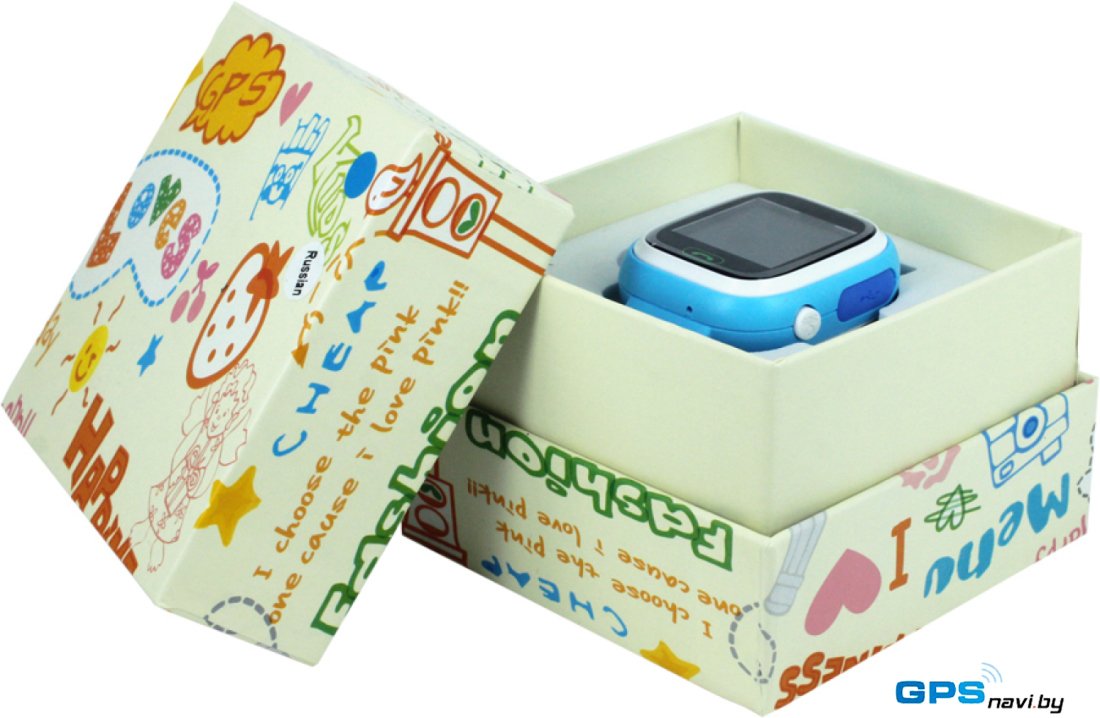 Умные часы GPS Baby Q80 (голубой)