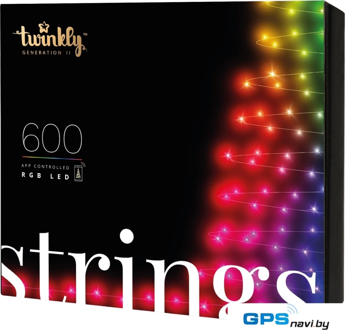 Гирлянда Twinkly Strings 600 LEDs Multicolor