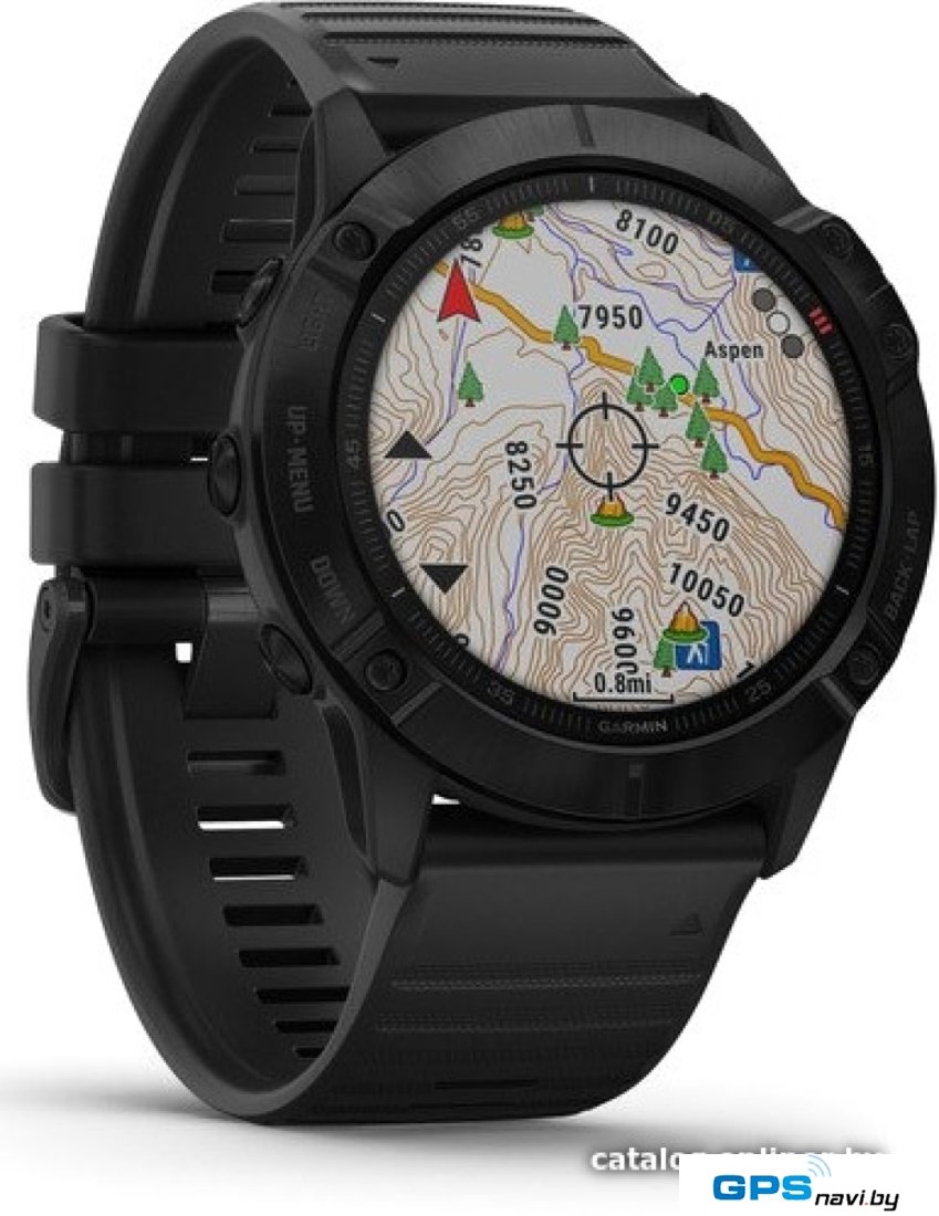 Умные часы Garmin Fenix 6X Pro (серый DLC/черный)