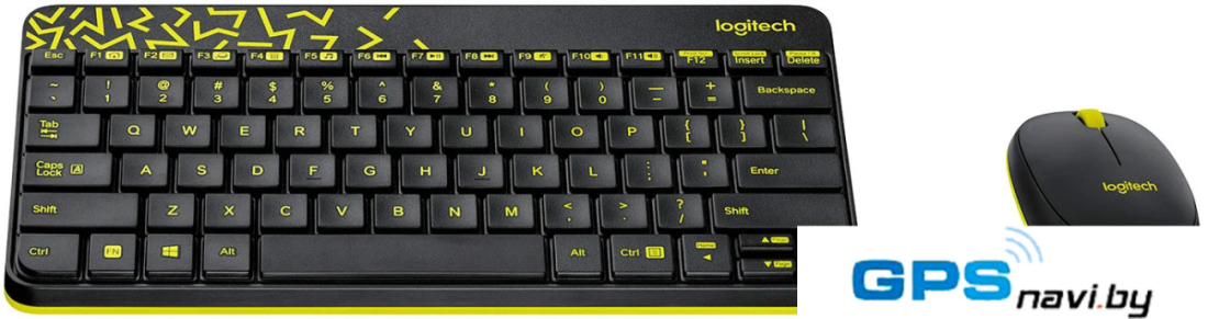 Офисный набор Logitech MK240 Nano 920-008213 (черный)