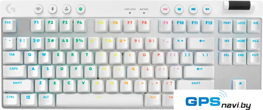 Клавиатура Logitech G Pro X TKL Lightspeed GL Tactile 920-012148 (белый, нет кириллицы)