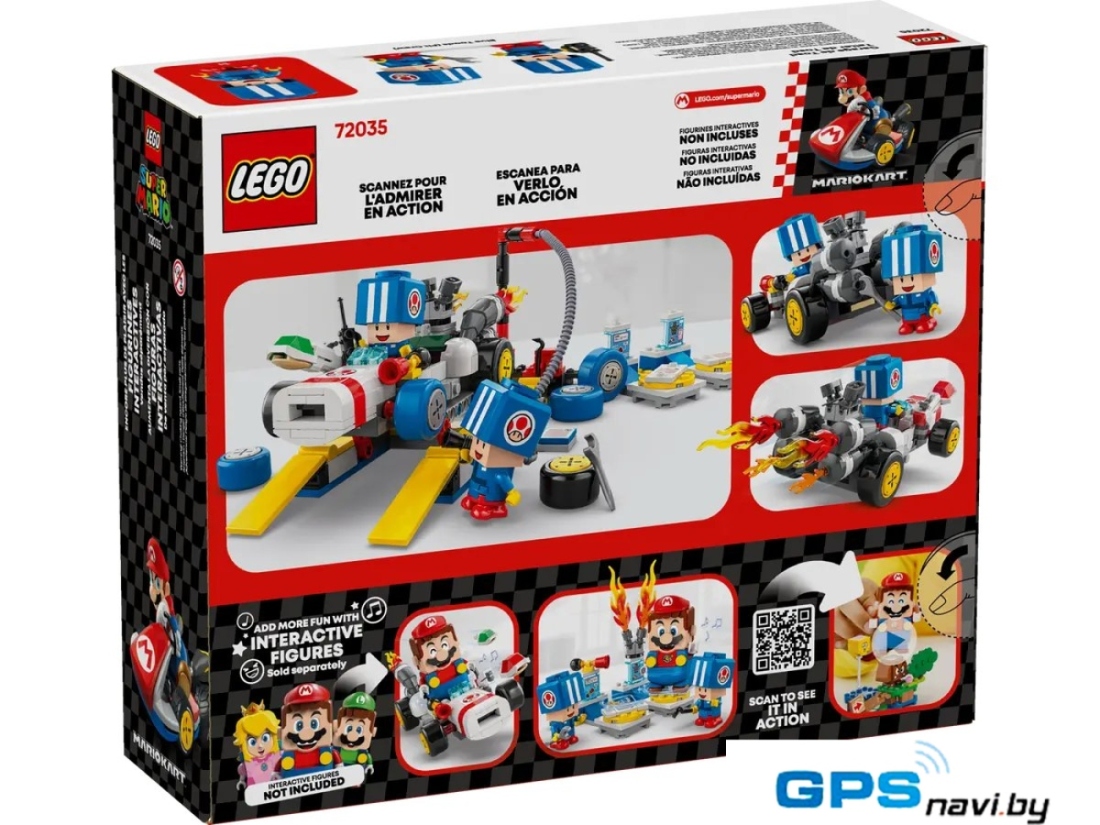 Конструктор LEGO Mario Kart – Гараж Тоада 72035