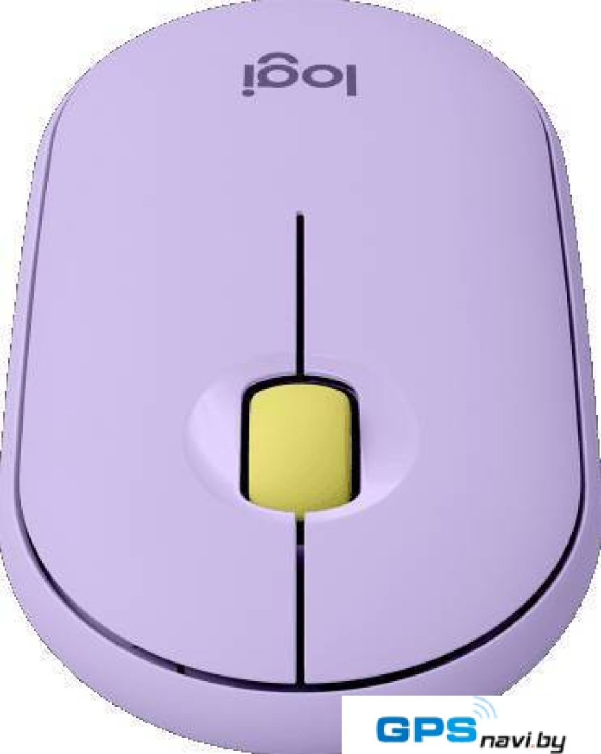 Мышь Logitech M350 Pebble (лавандовый)