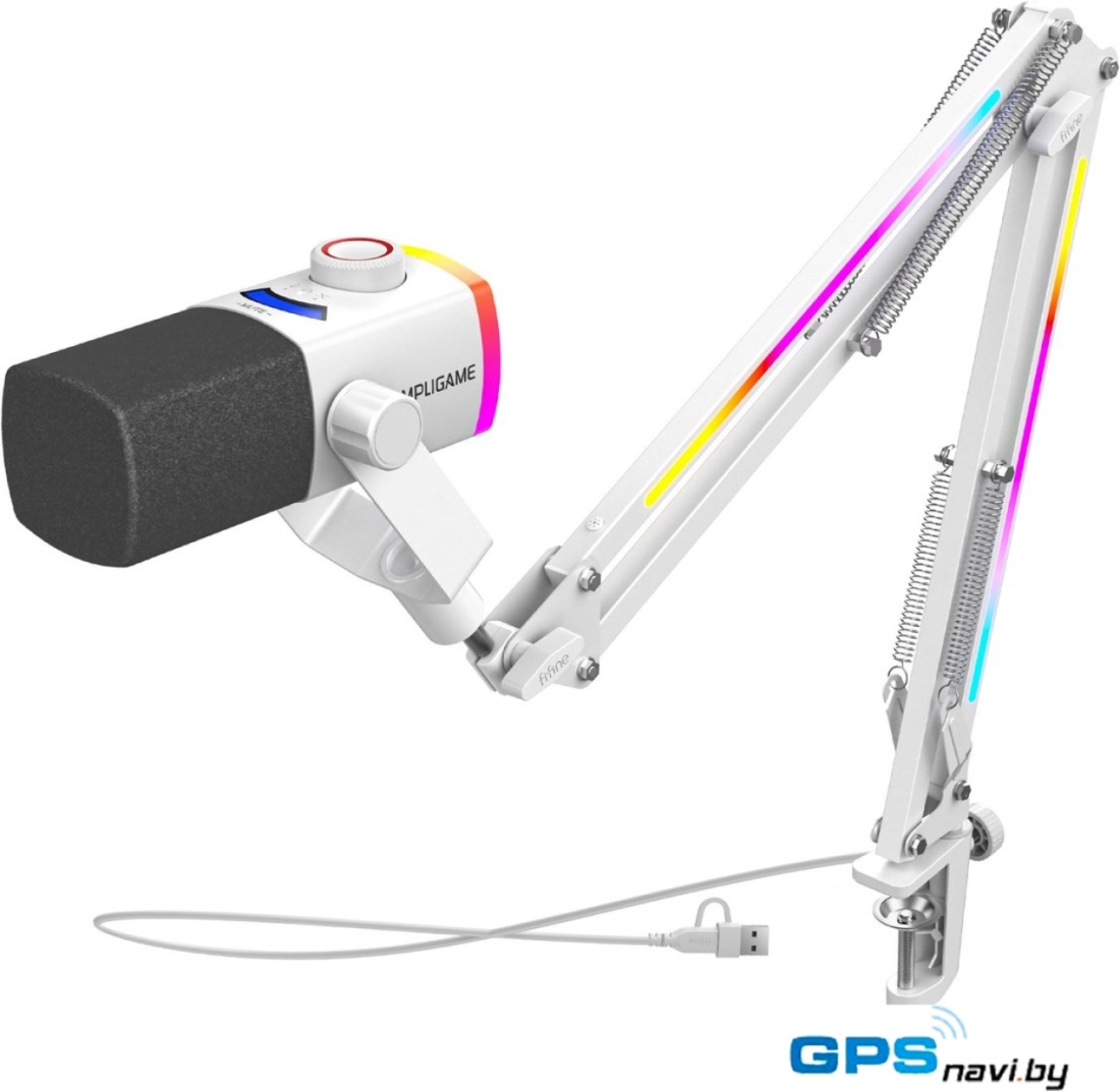 Проводной микрофон FIFINE AM8PROTW (белый)