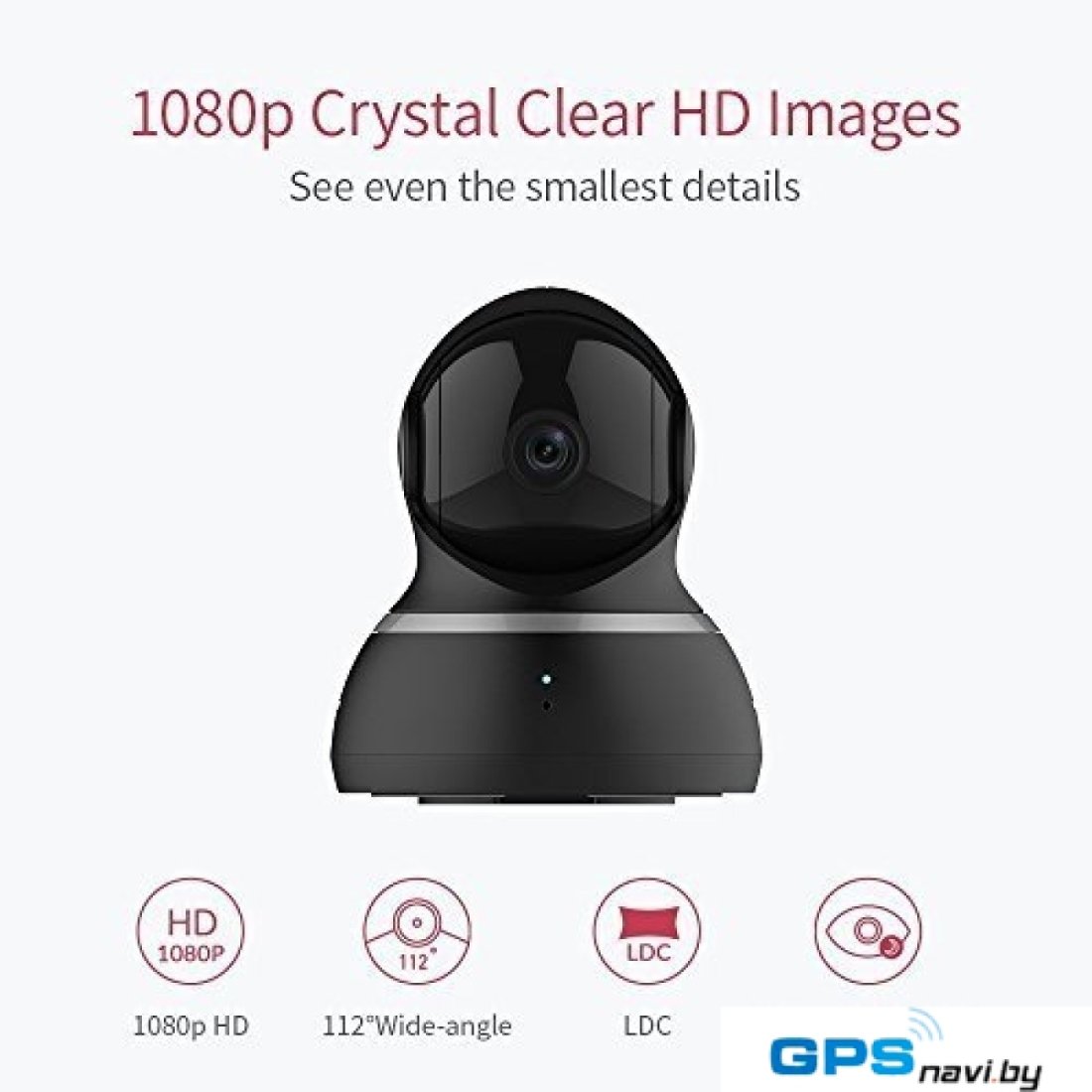 IP-камера YI 1080p Dome Camera (черный)