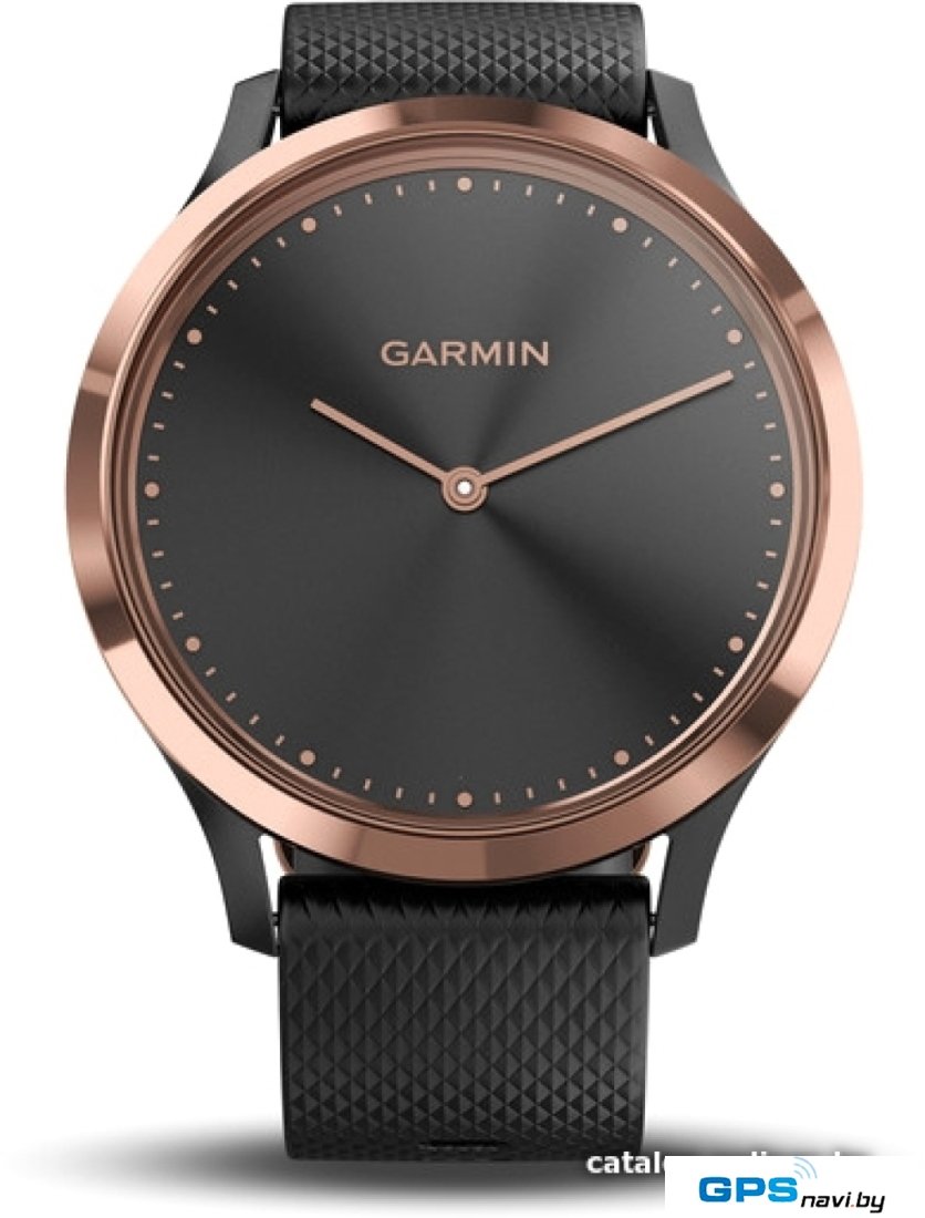 Умные часы Garmin Vivomove HR Sport S/M (розовое золото/черный)