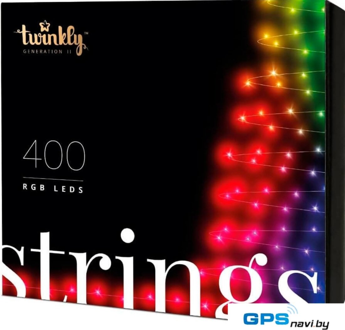 Гирлянда Twinkly Strings 400 LEDs Multicolor
