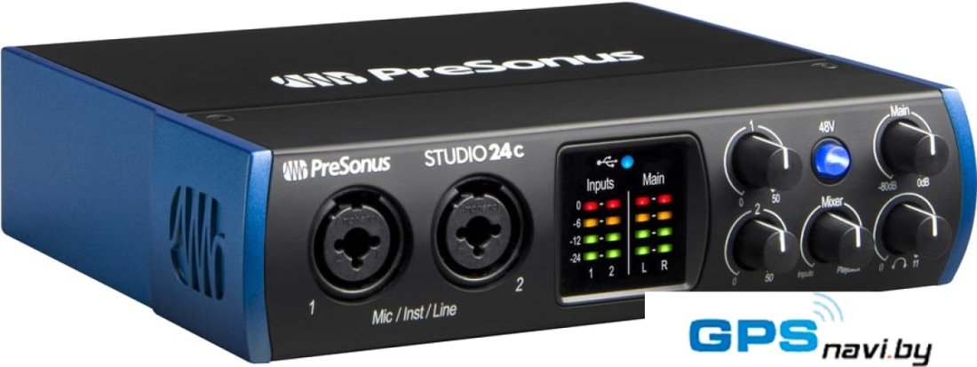 Аудиоинтерфейс PreSonus Studio 24c