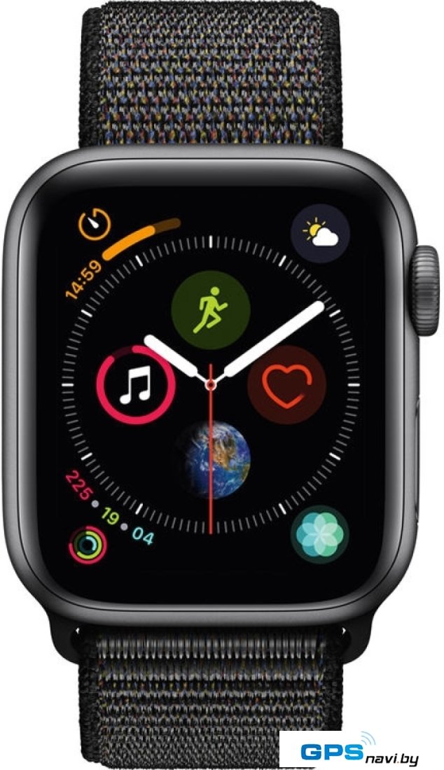 Умные часы Apple Watch Series 4 LTE 40 мм (алюминий серый космос/нейлон черный)