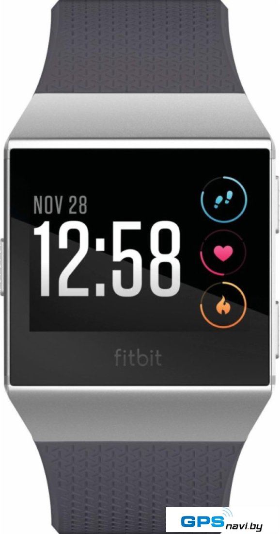 Умные часы Fitbit Ionic (серебристый/темно-серый)