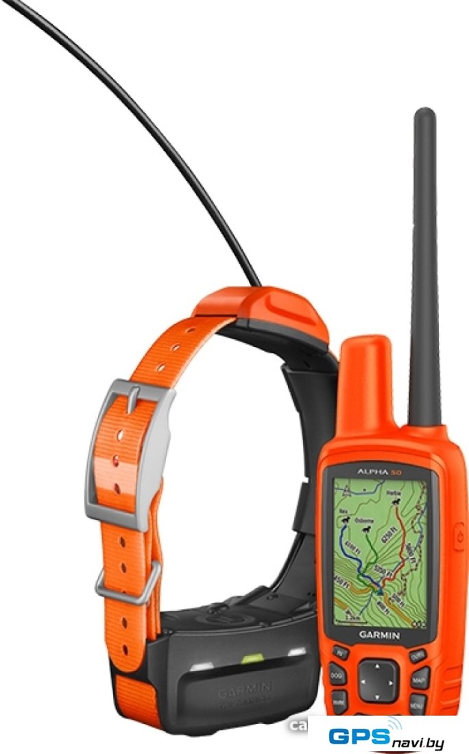 Портативный GPS-трекер Garmin Alpha 50 с ошейником Т5