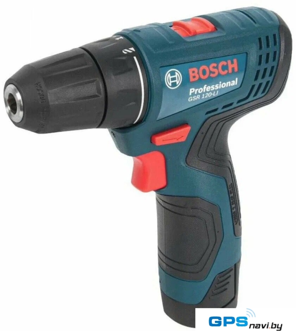 Дрель-шуруповерт Bosch GSR 120-LI Professional 06019G80F1 (с 1-им АКБ, кейс)