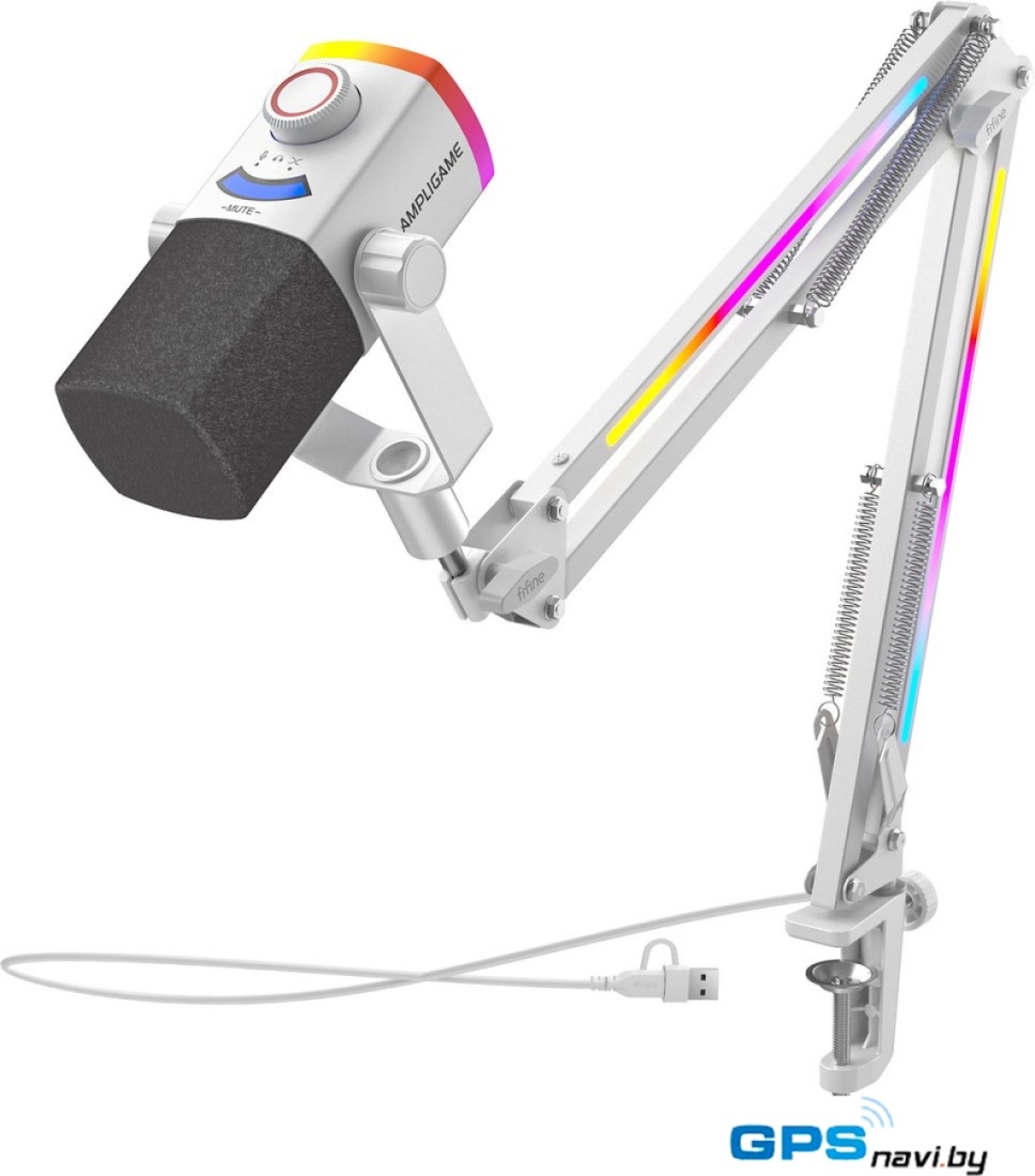 Проводной микрофон FIFINE AM8PROTW (белый)