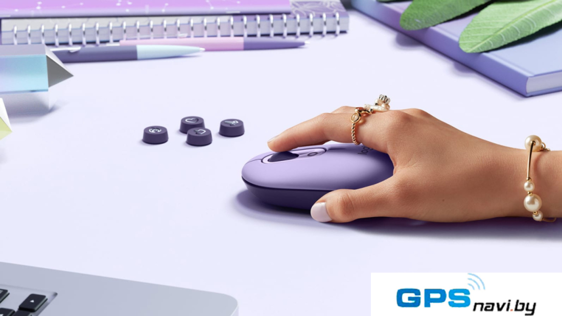 Мышь Logitech Pop Mouse (сиреневый)