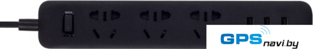 Удлинитель Xiaomi Mi Power Strip 3 (3 USB, черный)
