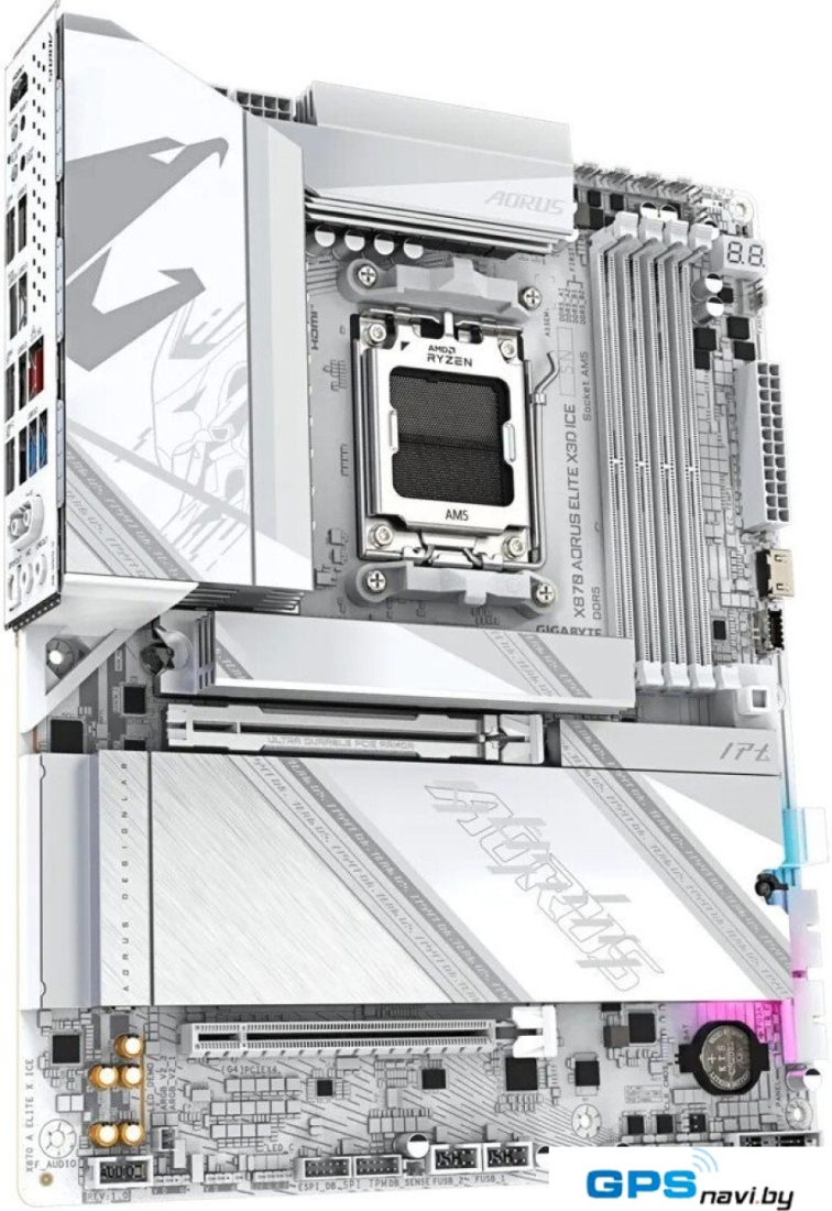 Материнская плата Gigabyte X870 Aorus Elite X3D Ice