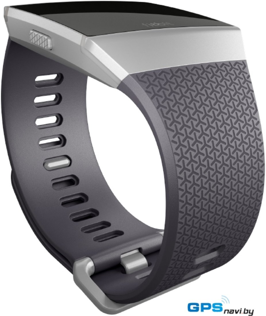 Ремешок Fitbit классический для Fitbit Ionic (S, серый/серебристый)