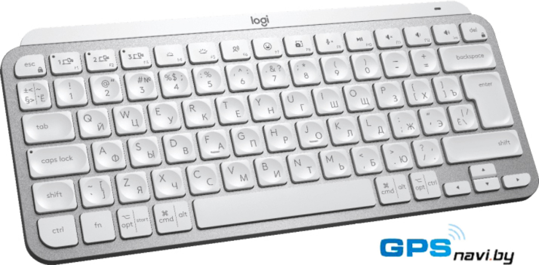 Клавиатура Logitech MX Keys Mini (светло-серый)