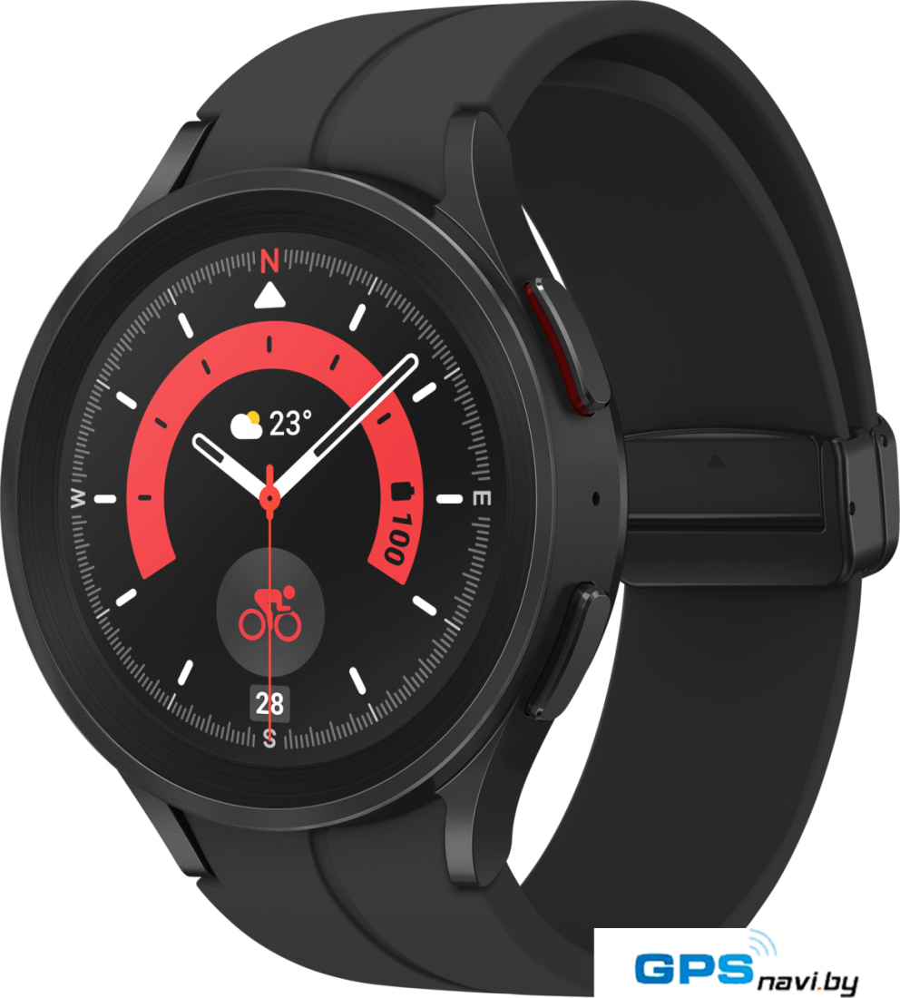 Умные часы Samsung Galaxy Watch 5 Pro 45 мм (черный титан)