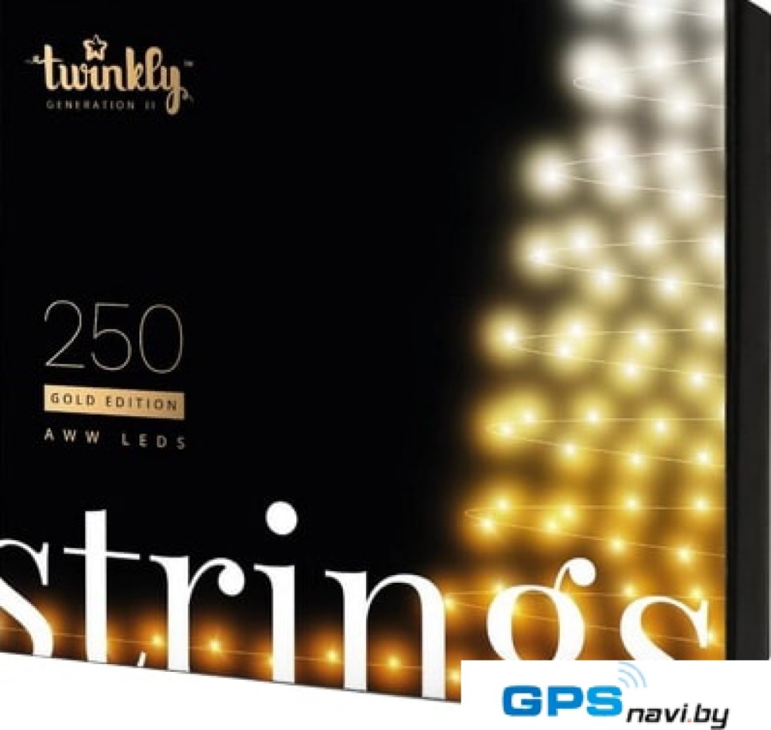 Гирлянда Twinkly Strings 250 LEDs Gold Edition