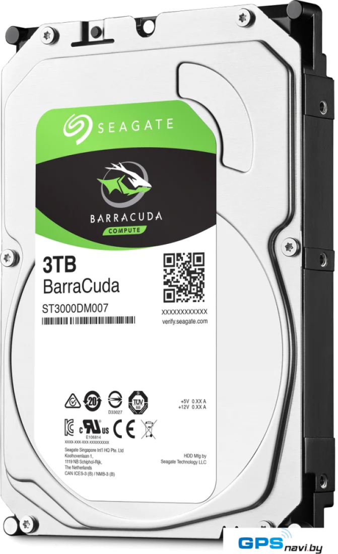 Жесткий диск Seagate BarraCuda 3TB ST3000DM007