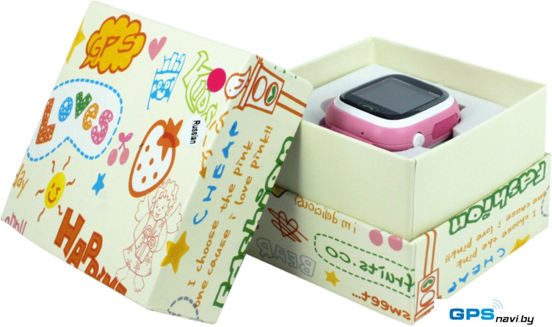 Умные часы GPS Baby Q80 (розовый)