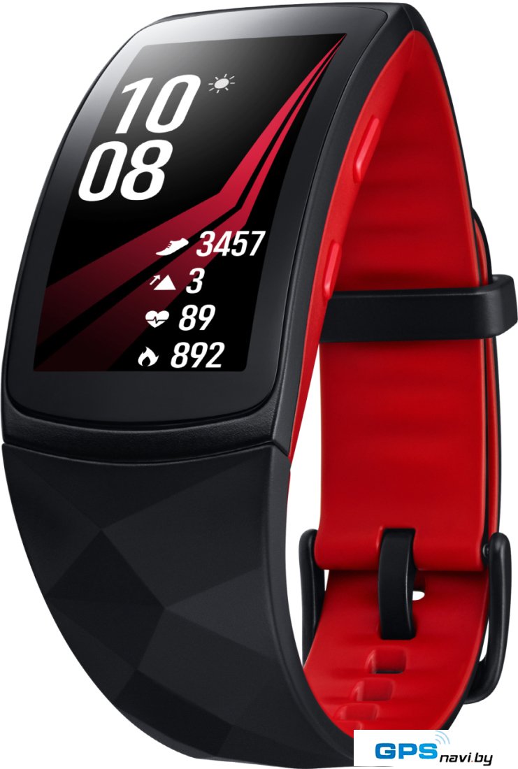 Фитнес-браслет Samsung Gear Fit2 Pro S (красный)