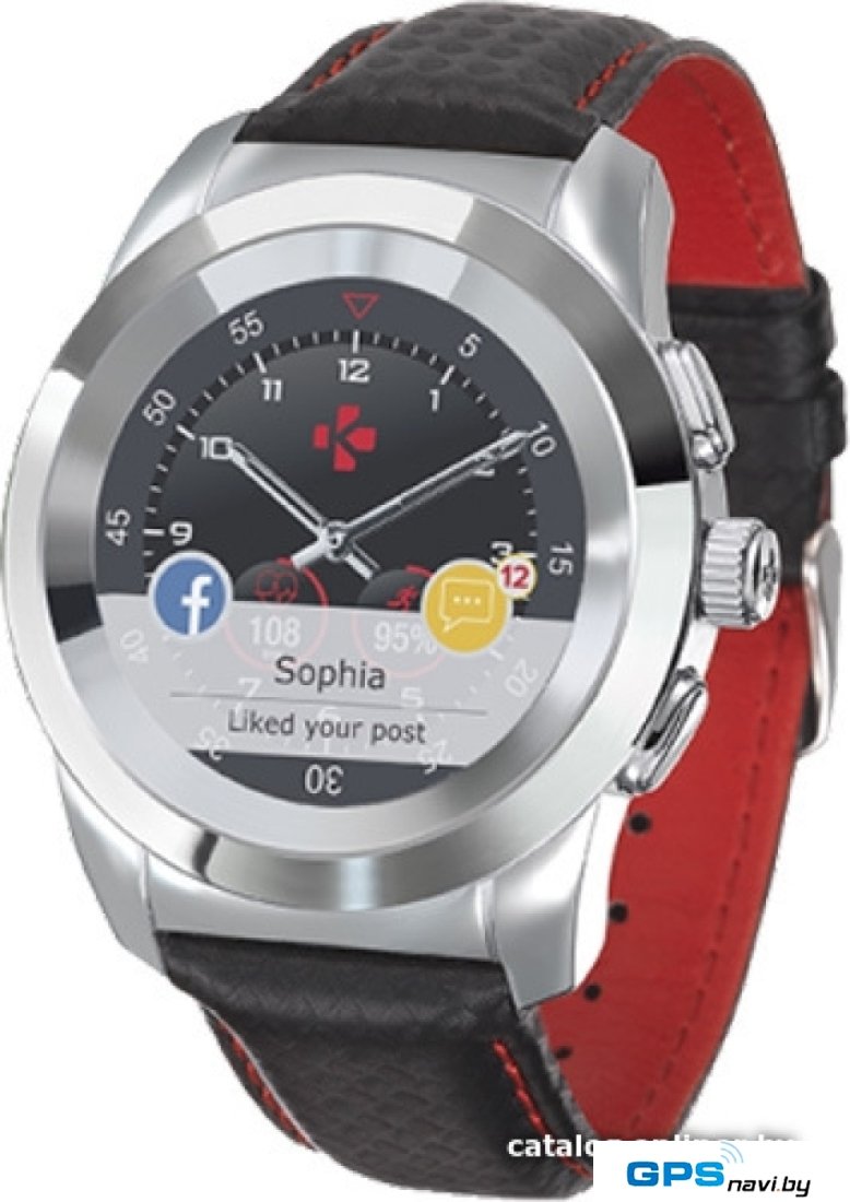 Умные часы MyKronoz ZeTime Premium Regular (серебристый/серый)