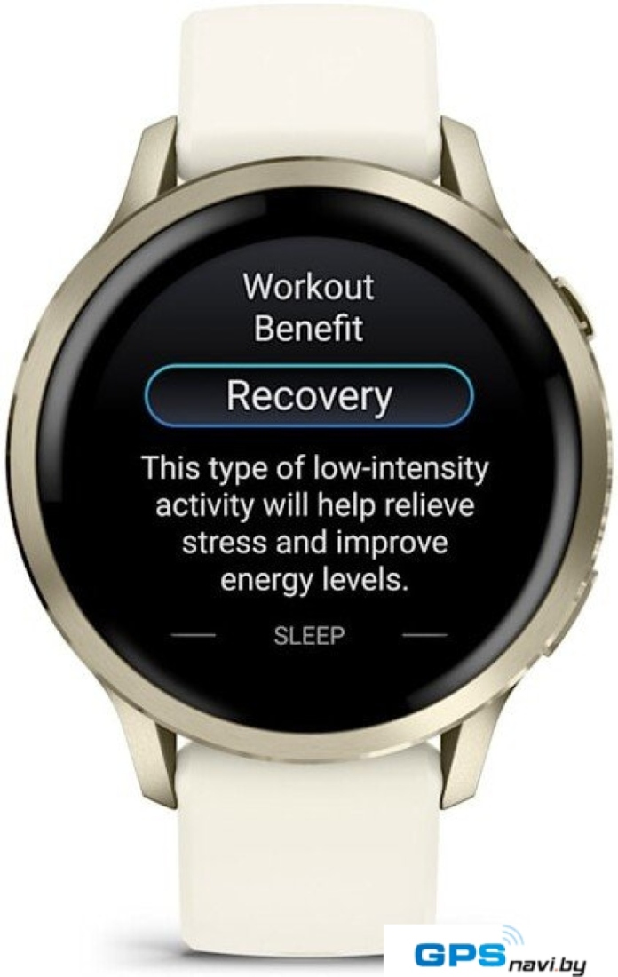 Умные часы Garmin Venu 4 41 мм (золотистый/слоновая кость)