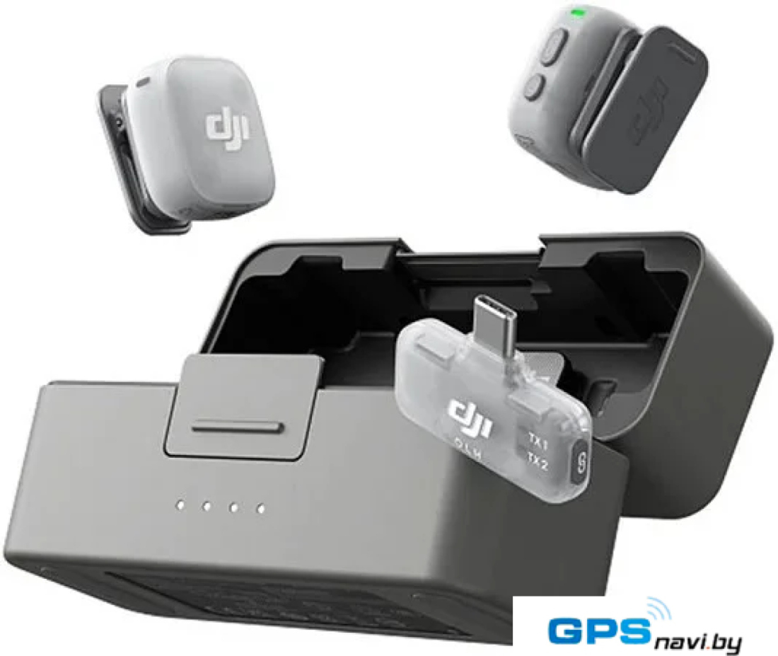 Радиосистема DJI Mic Mini 2 (2TX + 1RX + Charging Case) + DJI Mic Series Mobile Receiver