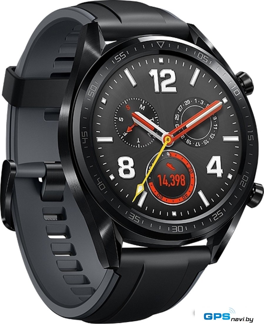 Умные часы Huawei Watch GT FTN-B19 (стальной черный)