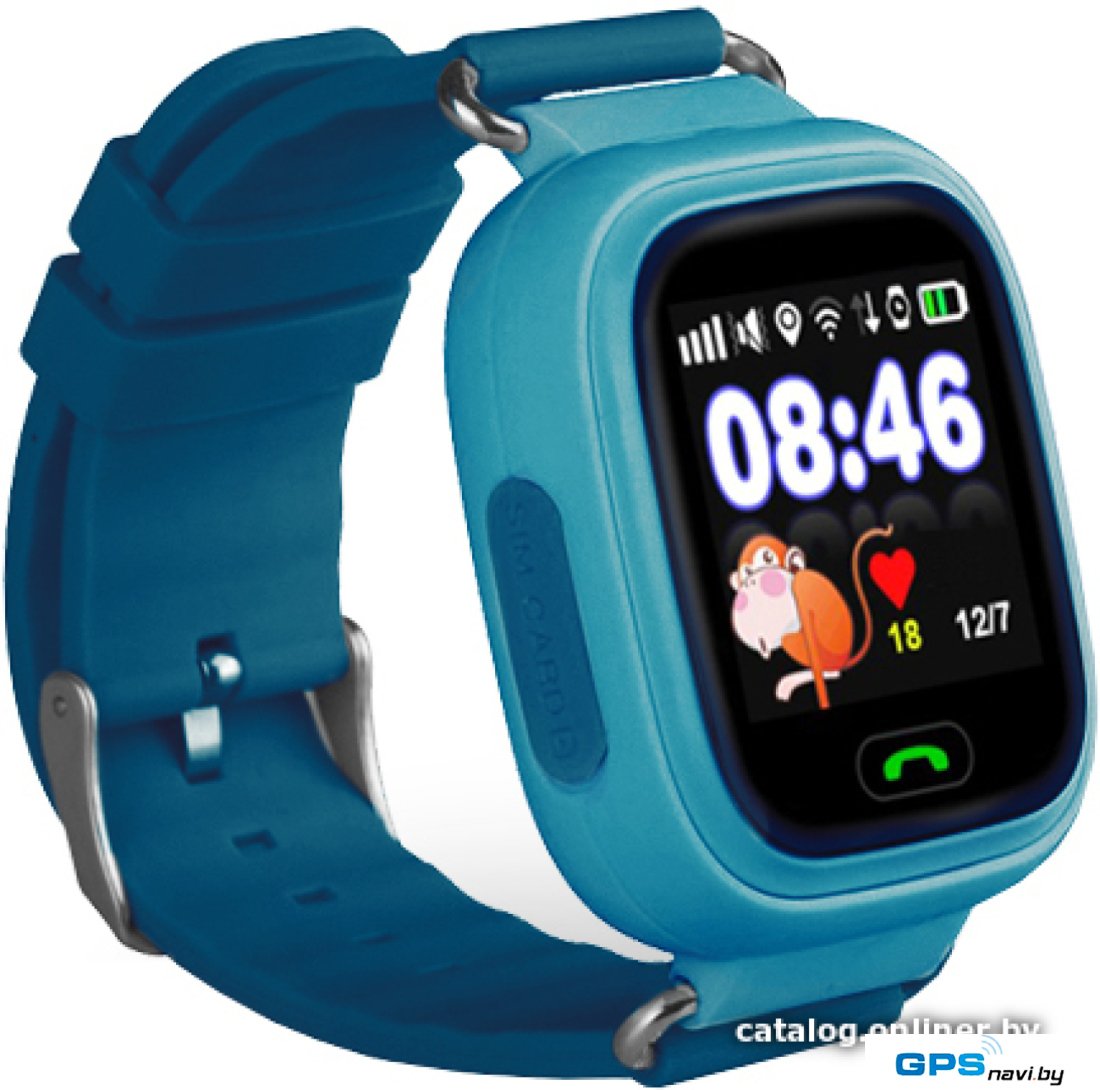 Умные часы GPS Baby Q80 (голубой)