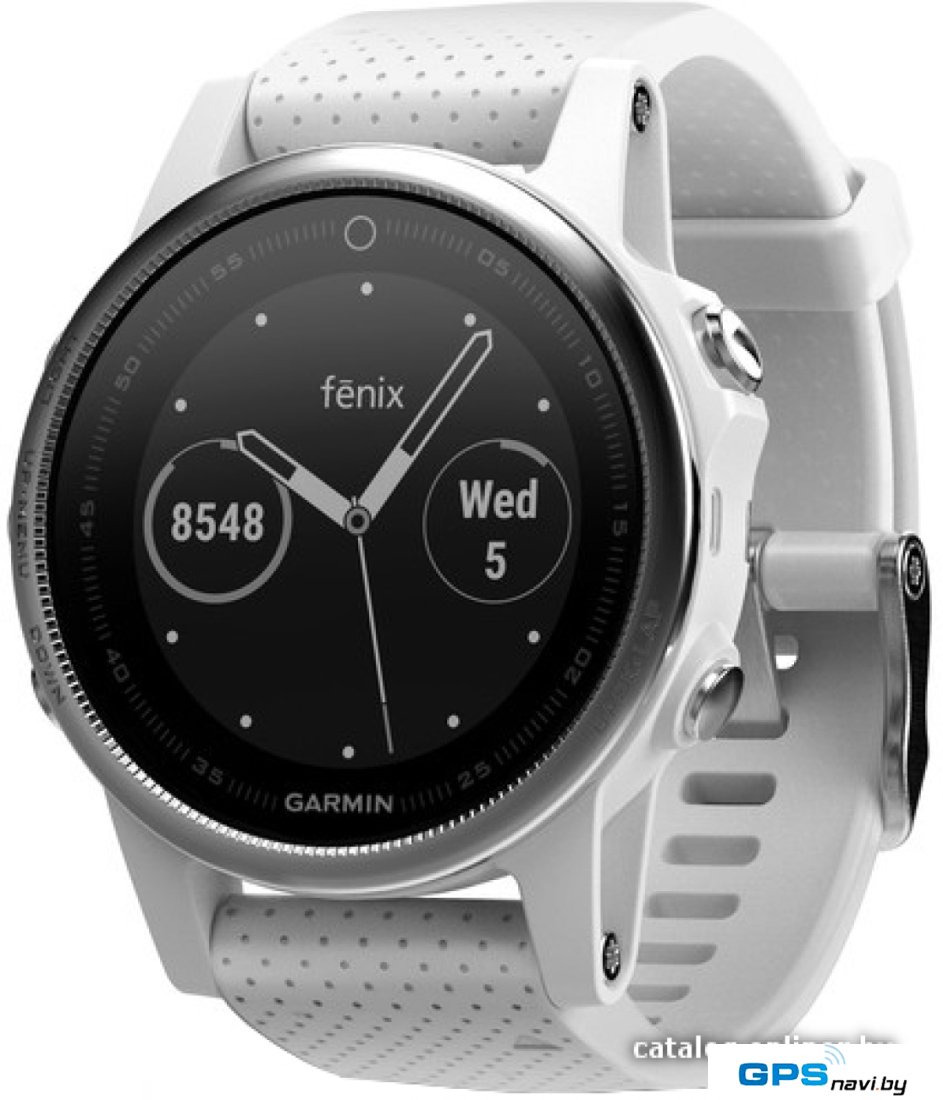 Умные часы Garmin Fenix 5S 42mm (белый/белый) [010-01685-00]