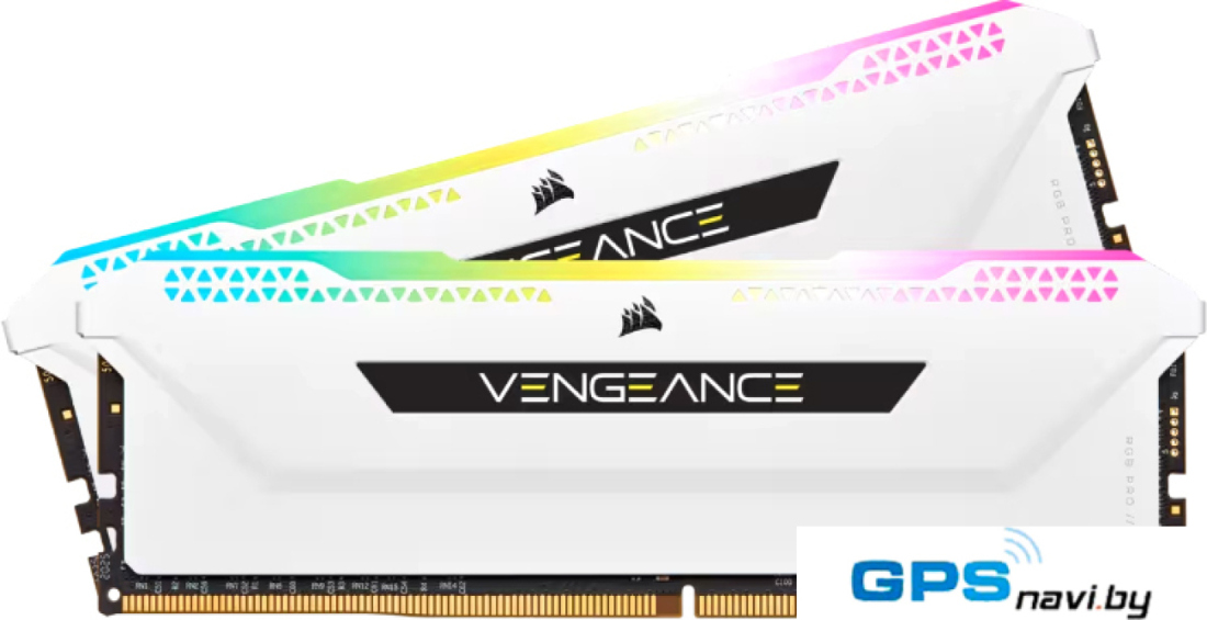 Оперативная память Corsair Vengeance RGB PRO SL 2x16ГБ DDR4 3600 МГц CMH32GX4M2D3600C18W