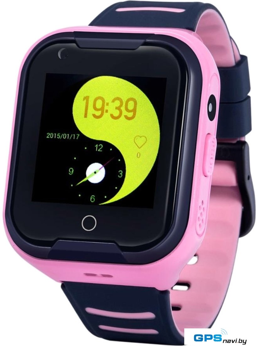 Умные часы Wonlex KT11 (черный/розовый)