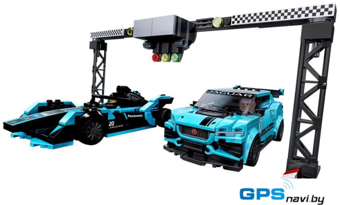 Конструктор LEGO Speed Champions 76898 Formula E Jaguar Racing и I-PACE eTROPHY