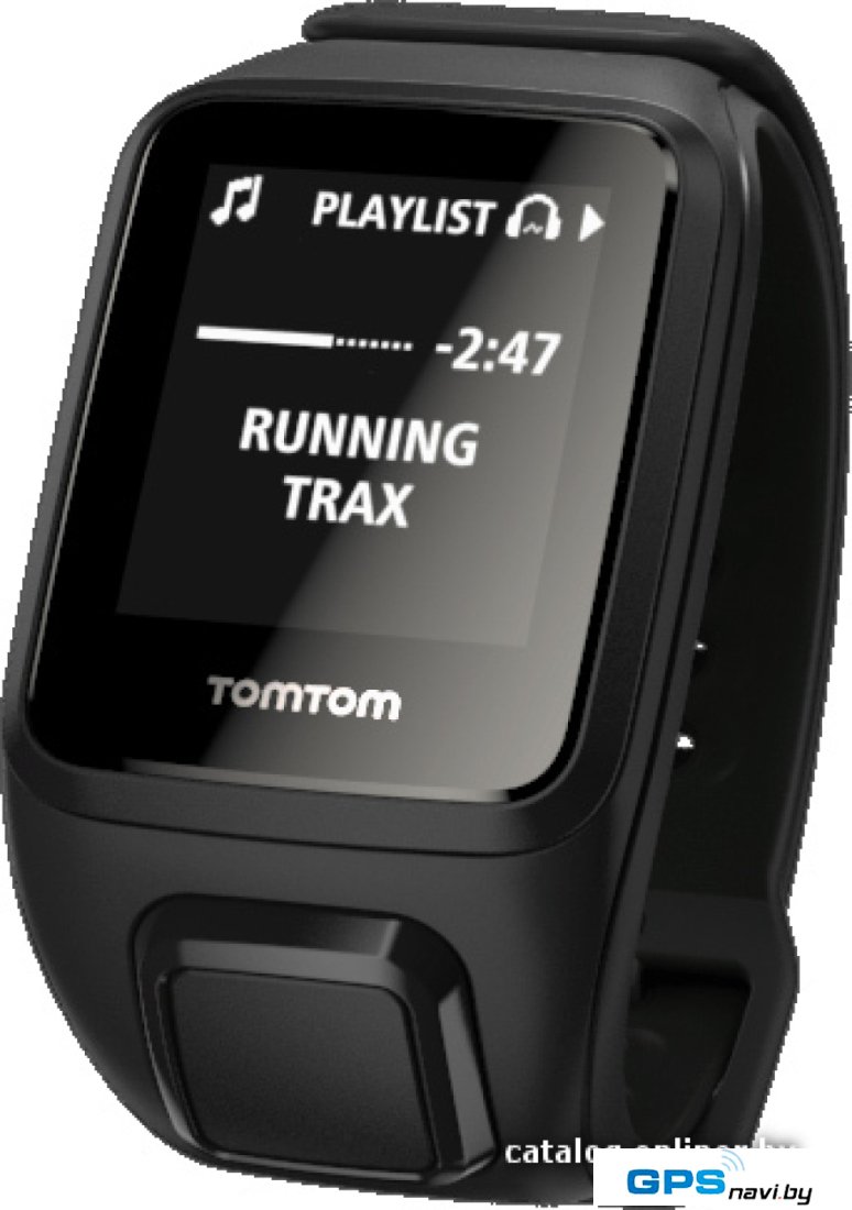 Умные часы TomTom Spark Cardio + Music Large Straps (черный)