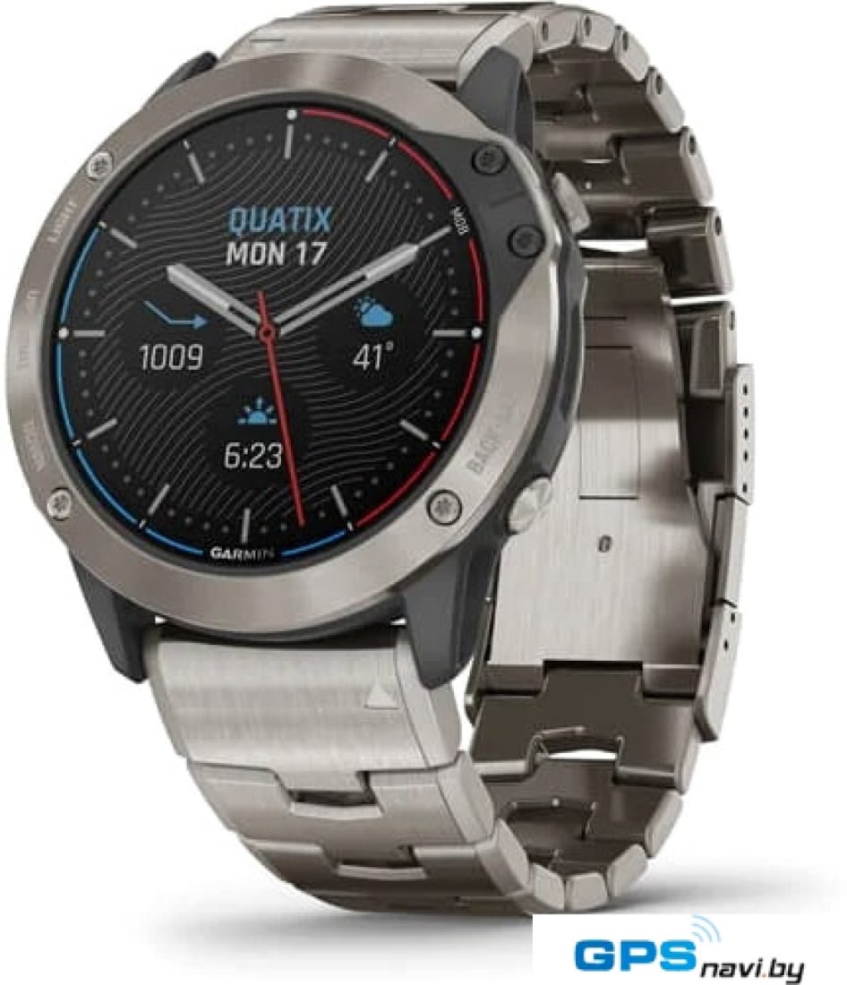 Умные часы Garmin Quatix 6 47 мм (титановый)