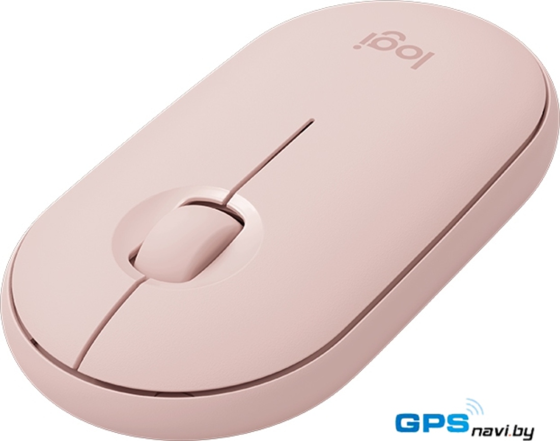 Мышь Logitech M350 Pebble (розовый)