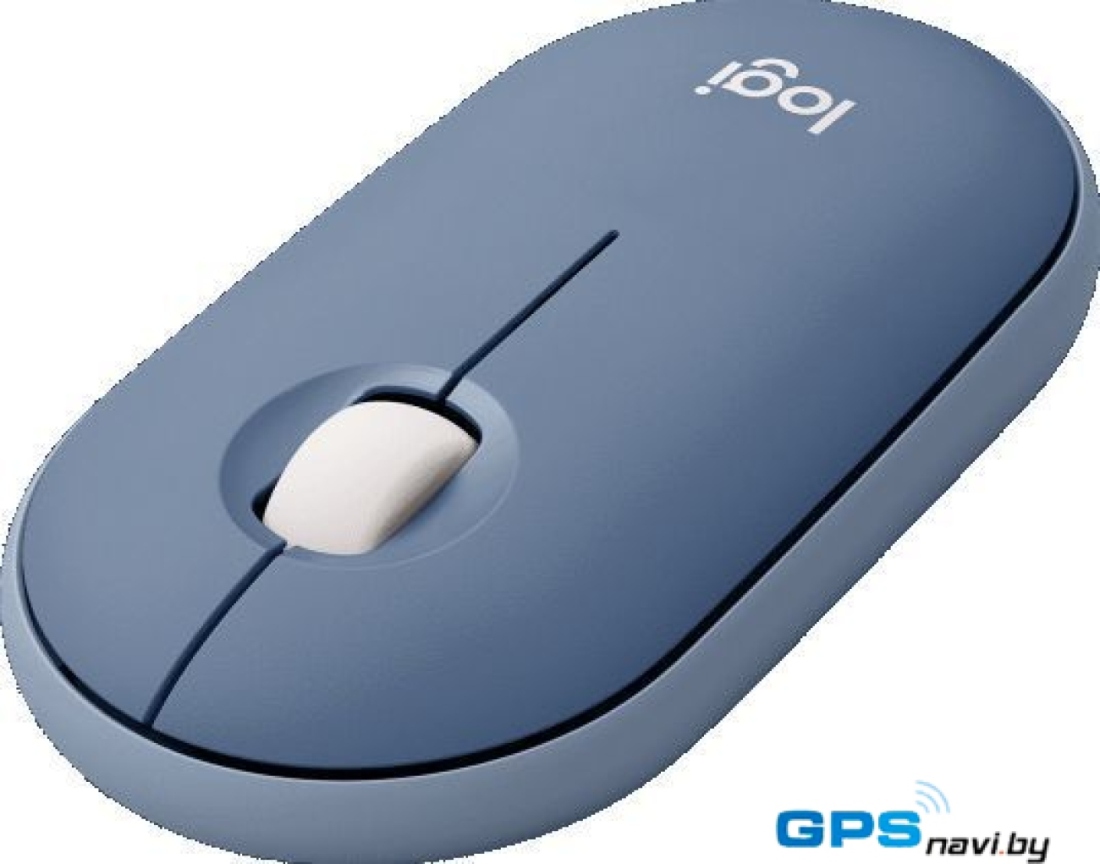 Мышь Logitech M350 Pebble (темно-синий)