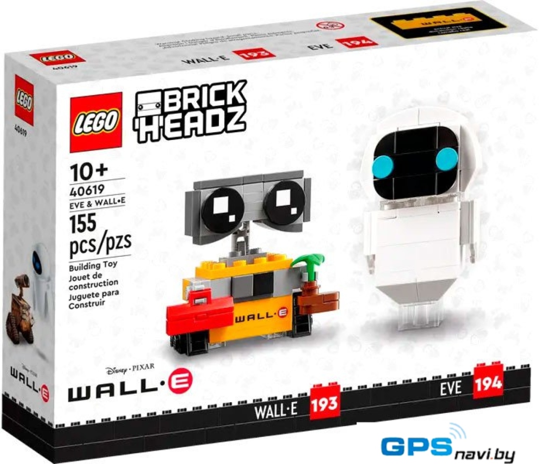 Конструктор LEGO Brick Headz 40619 Ева и Валл-И