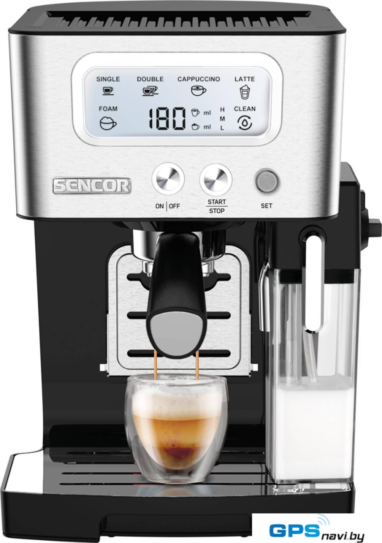 Рожковая помповая кофеварка Sencor SES 4090 SS