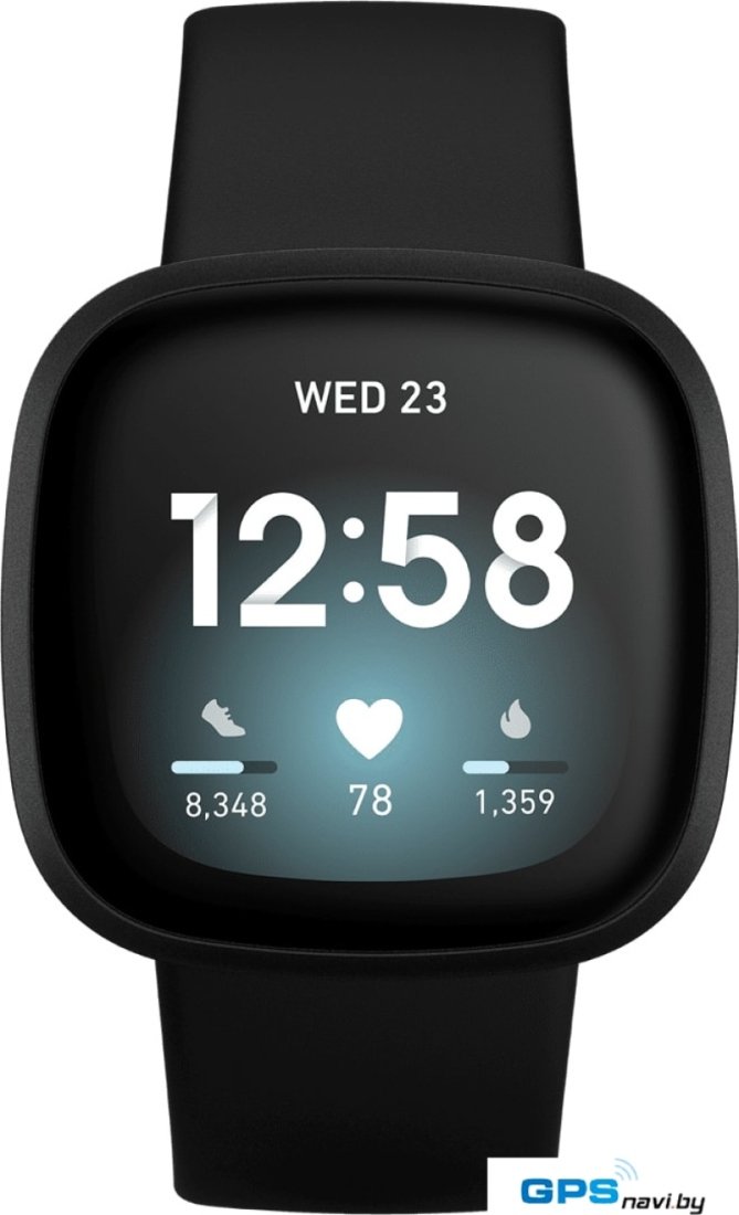 Умные часы Fitbit Versa 3 (черный)