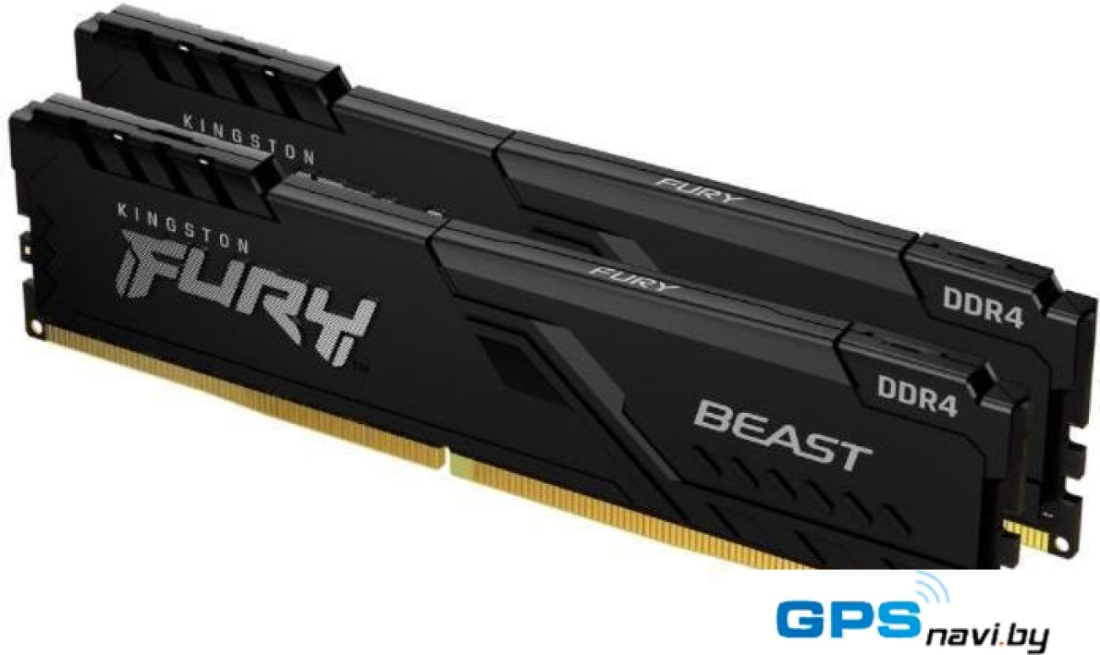 Оперативная память Kingston FURY Beast 16GB 2x8GB DDR4 PC4-25600 KF432C16BBK2/16